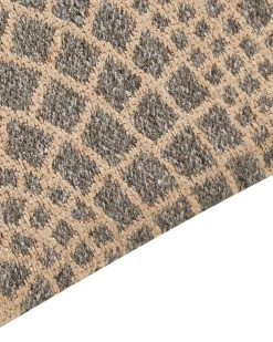 Tapete De Juta Creme E Cinzenta 160 X 230 Cm Ariba