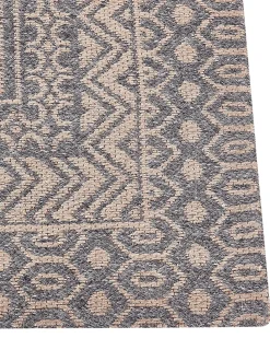 Tapete De Juta Creme E Cinzento 160 X 230 Cm Baglar