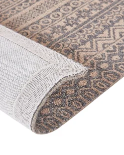 Tapete De Juta Creme E Cinzento 160 X 230 Cm Baglar