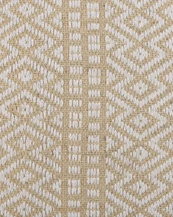 Tapete De Juta E Algodao Creme 140 X 200 Cm Dortyol