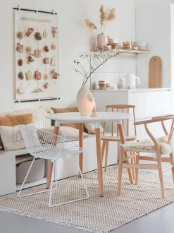 Tapete De Juta E Algodao Creme 140 X 200 Cm Zerdali