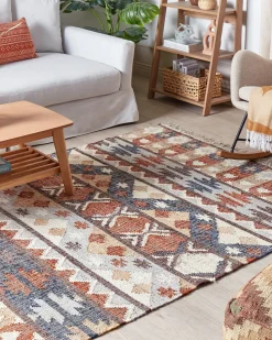 Tapete De Juta Multicolor 160 X 230 Cm Kalfa