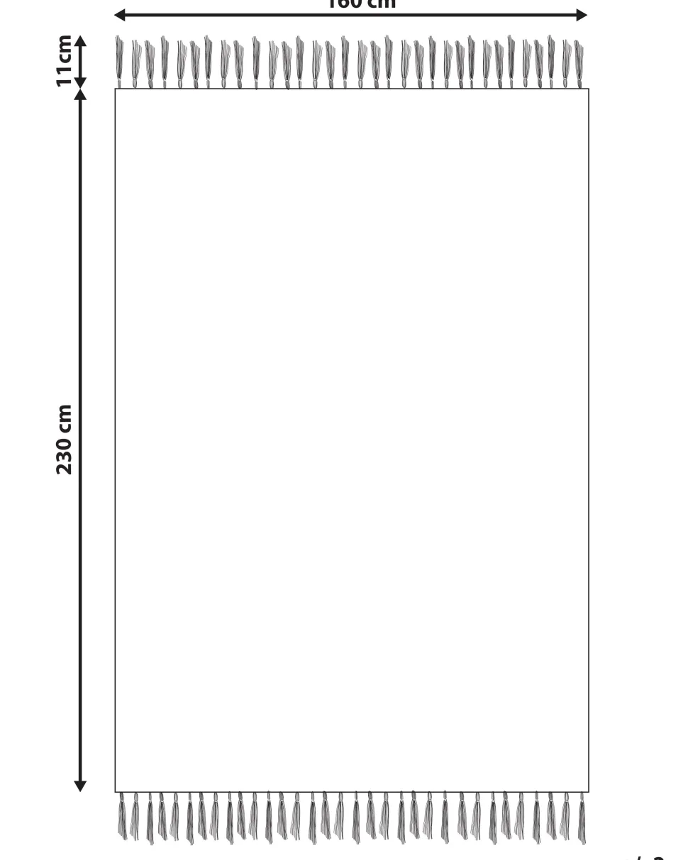 Tapete De Juta Multicolor 160 X 230 Cm Fener