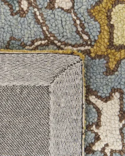 Tapete De La Amarelo E Azul 160 X 230 Cm Mucur