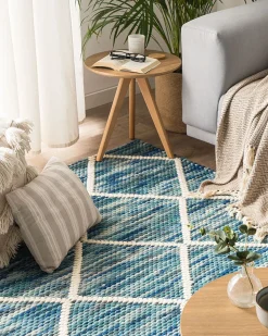 Tapete De La Azul 160 X 230 Cm Belenli