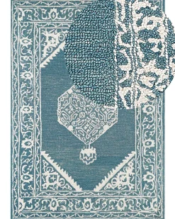 Tapete De La Azul E Branca 160 X 230 Cm Gevas