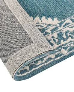 Tapete De La Azul E Branca 160 X 230 Cm Gevas