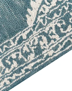 Tapete De La Azul E Branca 160 X 230 Cm Gevas