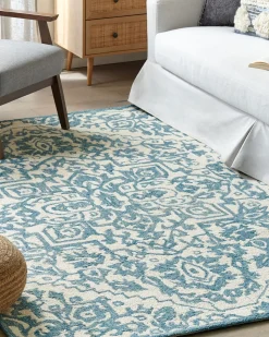 Tapete De La Azul E Branca 160 X 230 Cm Ahmetli