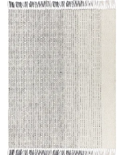 Tapete De La Branca E Cinzenta 160 X 230 Cm Omerli