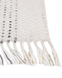 Tapete De La Branca E Cinzenta 160 X 230 Cm Omerli