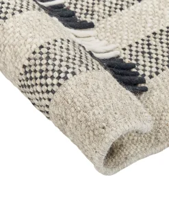 Tapete De La Branca E Preta 160 X 230 Cm Tacettin