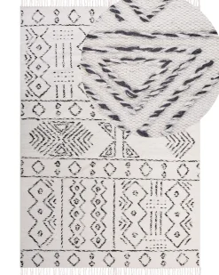 Tapete De La Branco E Preto 160 X 230 Cm Alkent