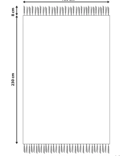 Tapete De La Branco E Preto 160 X 230 Cm Alkent