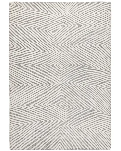 Tapete De La Cinzenta E Branca 140 X 200 Cm Goksun