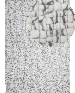 Tapete De La Cinzento Claro 160 X 230 Cm Amdo