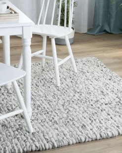 Tapete De La Cinzento Claro 160 X 230 Cm Amdo