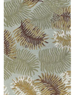 Tapete De La Com Padrao De Folhas Multicolor 160 X 230 Cm Vize