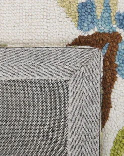 Tapete De La Com Padrao De Folhas Multicolor 160 X 230 Cm Kinik