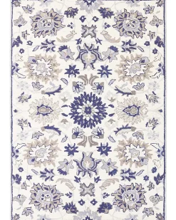 Tapete De La Creme E Azul 160 X 230 Cm Kumru