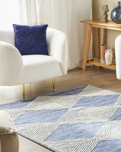 Tapete De La Creme E Azul 160 X 230 Cm Datca