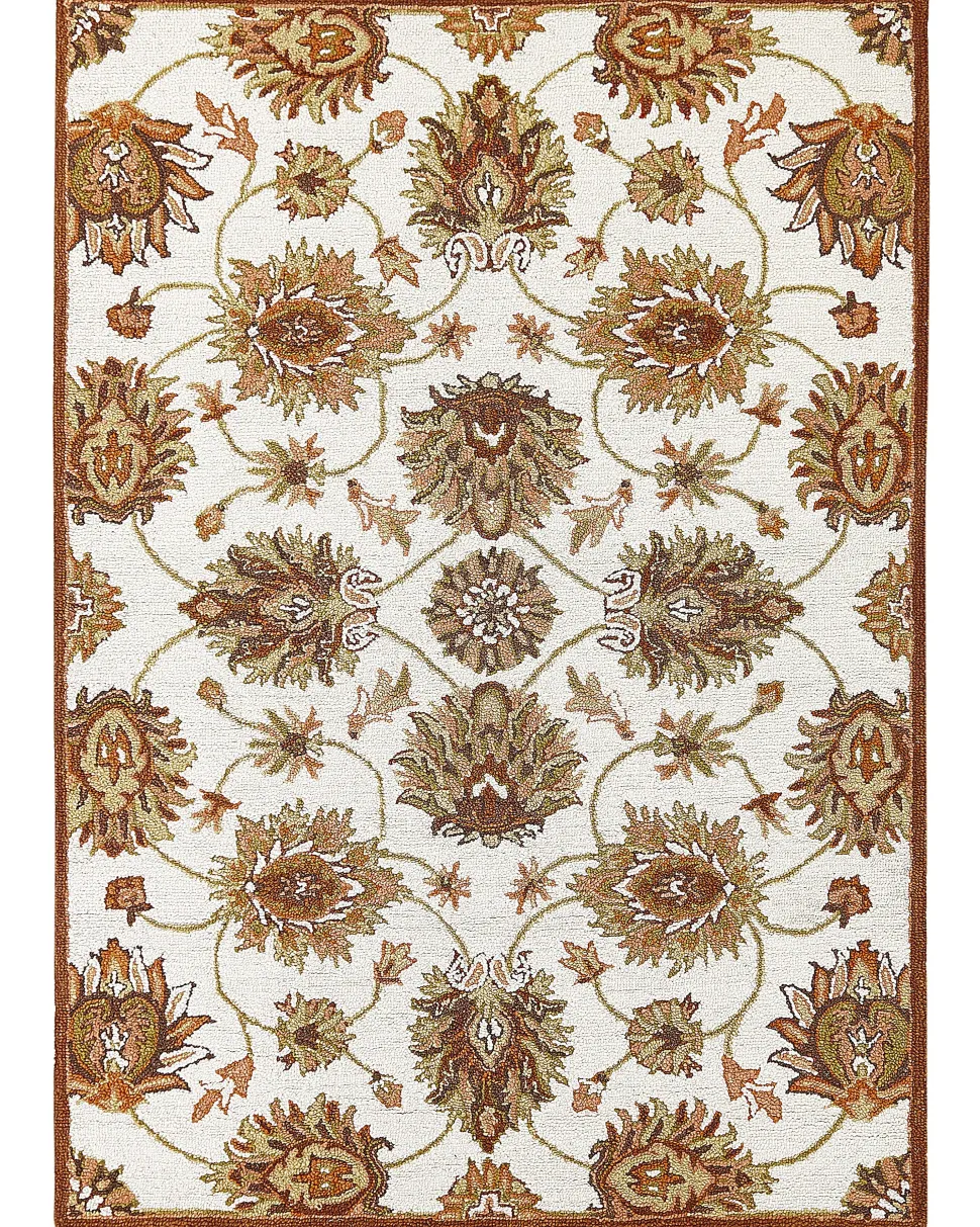 Tapete De La Creme E Castanho 160 X 230 Cm Ezine