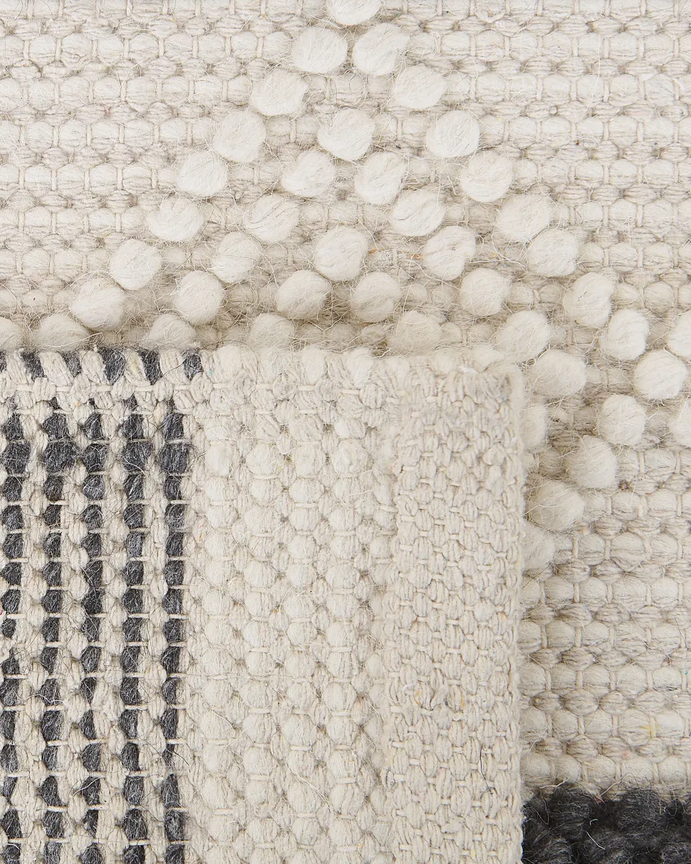 Tapete De La Creme E Cinzento 160 X 230 Cm Davutlar