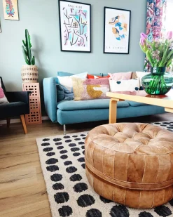 Tapete De La Creme E Preto 160 X 230 Cm Havran