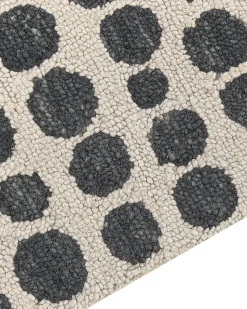 Tapete De La Creme E Preto 160 X 230 Cm Havran