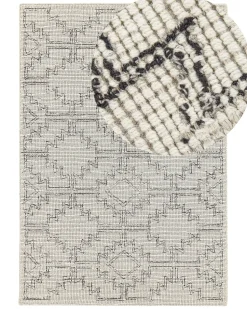 Tapete De La Creme E Preta 140 X 200 Cm Urla