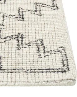 Tapete De La Creme E Preta 140 X 200 Cm Urla