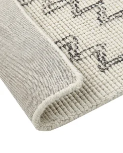 Tapete De La Creme E Preta 140 X 200 Cm Urla