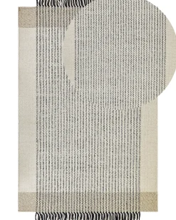 Tapete De La Creme E Preta 200 X 300 Cm Divarli