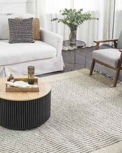 Tapete De La Creme E Preta 200 X 300 Cm Divarli