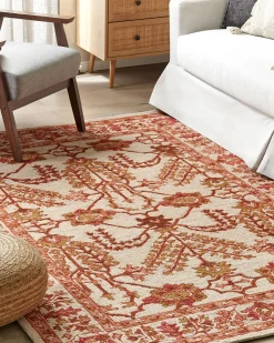 Tapete De La Laranja E Creme 160 X 230 Cm Adilcevaz