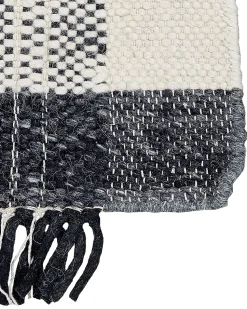 Tapete De La Preta E Branca 160 X 230 Cm Ketenli