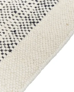Tapete De La Preta E Branca 160 X 230 Cm Ketenli