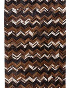 Tapete De Pele Genuina Castanha 160 X 230 Cm Balat