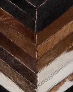 Tapete De Pele Genuina Castanha 160 X 230 Cm Balat