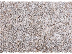 Tapete De Pele Genuina Creme Claro 160 X 230 Cm Mut