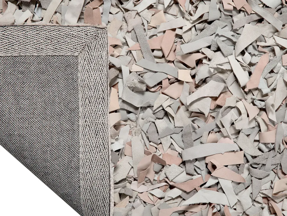 Tapete De Pele Genuina Creme Claro 160 X 230 Cm Mut