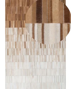 Tapete De Pele Genuina Creme 160 X 230 Cm Yagda