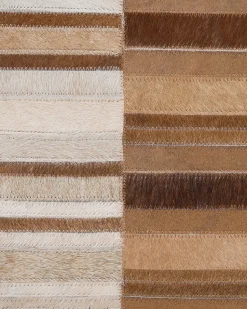 Tapete De Pele Genuina Creme 160 X 230 Cm Yagda