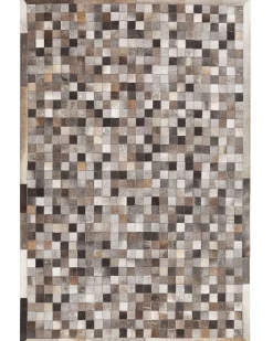 Tapete De Pele Genuina Multicolor 160 X 230 Cm Armutlu