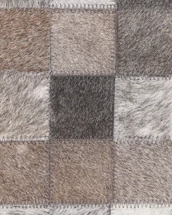 Tapete De Pele Genuina Multicolor 160 X 230 Cm Armutlu