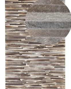 Tapete De Pele Genuina Multicolor 160 X 230 Cm Tuzluca