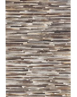 Tapete De Pele Genuina Multicolor 160 X 230 Cm Tuzluca