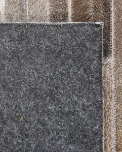 Tapete De Pele Genuina Multicolor 160 X 230 Cm Tuzluca