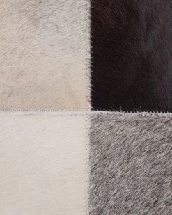 Tapete De Pele Genuina Multicolor 200 X 300 Cm Soke