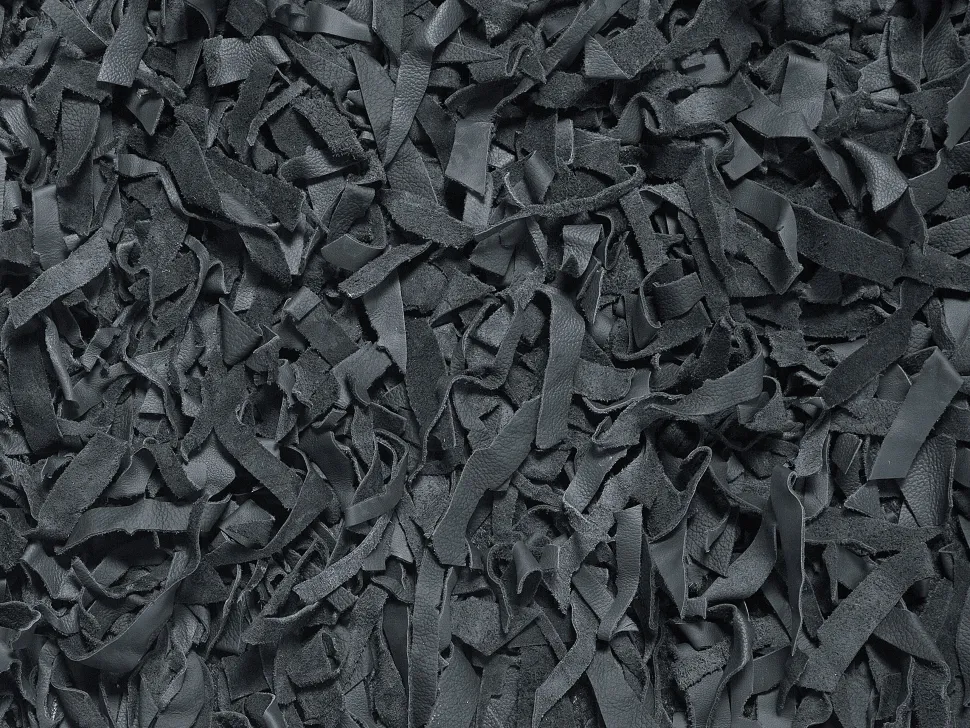 Tapete De Pele Genuina Preta 160 X 230 Cm Mut